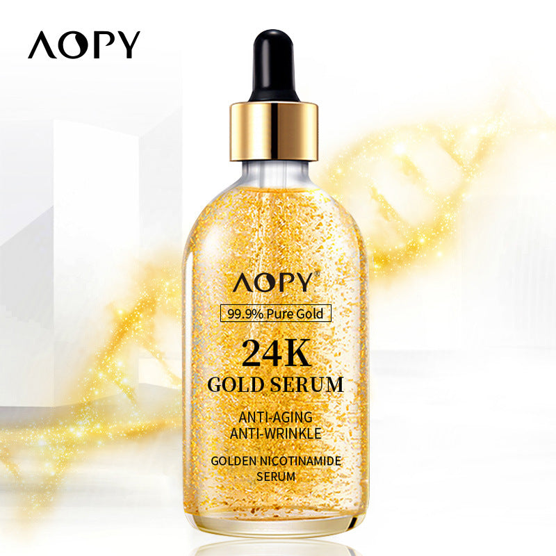 🌟 24-karátové zlaté sérum proti starnutiu – regeneruje, rozjasňuje a udržiava mladistvý vzhľad pleti! 🌟
