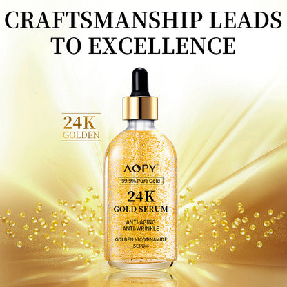 🌟 24-karátové zlaté sérum proti starnutiu – regeneruje, rozjasňuje a udržiava mladistvý vzhľad pleti! 🌟