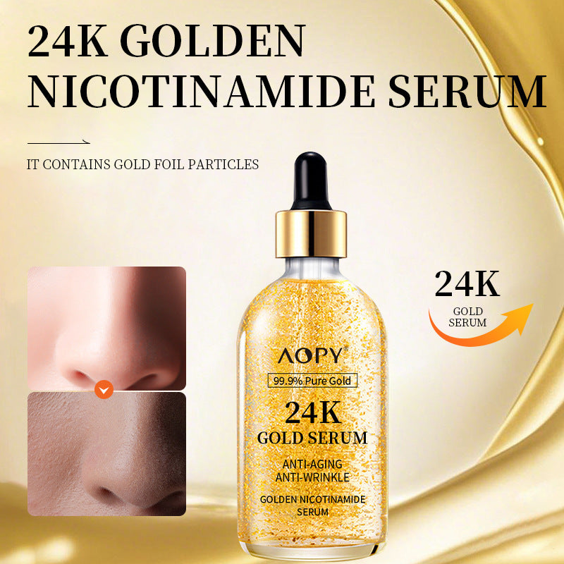 🌟 24-karátové zlaté sérum proti starnutiu – regeneruje, rozjasňuje a udržiava mladistvý vzhľad pleti! 🌟