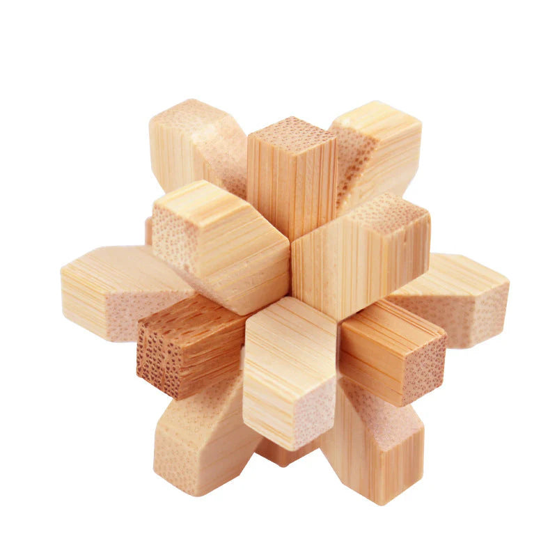 🧩Drevené logické puzzle Luban Lock – Odolné, vzdělávacie a zábavné pre všetky veky! 🪵