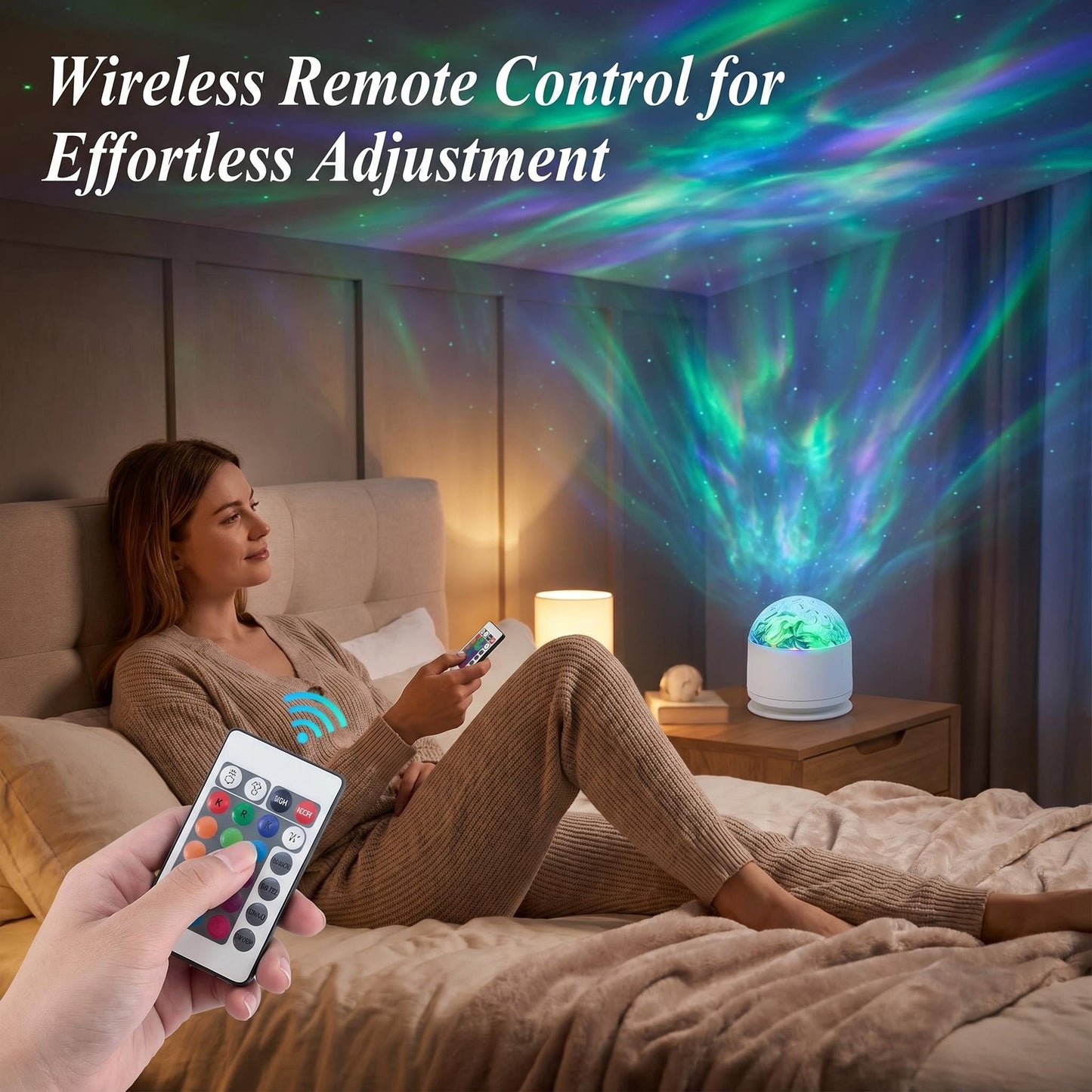 🌌✨ Aurora projektor hviezdnej oblohy s diaľkovým ovládaním – magický relax doma