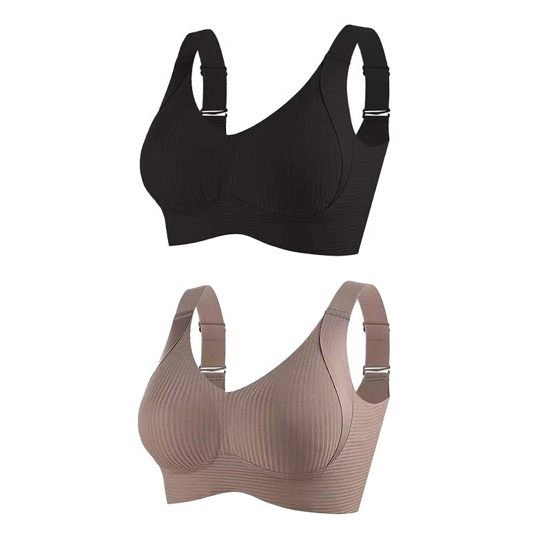 🔥👙Spevnite ovisnuté prsia bez kostíc – bezšvová push-up podprsenka. Na dobierku!