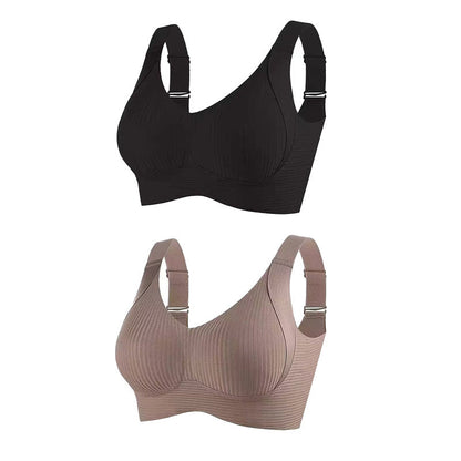🔥👙Spevnite ovisnuté prsia bez kostíc – bezšvová push-up podprsenka. Na dobierku!