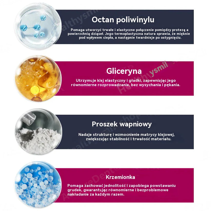 👨🏻‍⚕️Lepidlo na zubné protézy AdhereDent® – stabilita a prirodzené pohodlie pri nosení