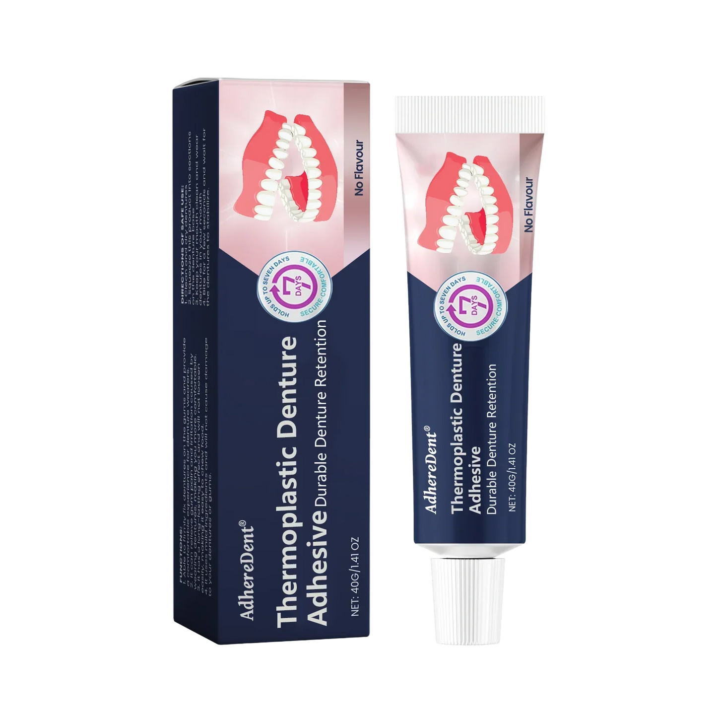 👨🏻‍⚕️Lepidlo na zubné protézy AdhereDent® – stabilita a prirodzené pohodlie pri nosení