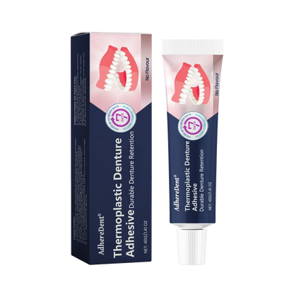 👨🏻‍⚕️Lepidlo na zubné protézy AdhereDent® – stabilita a prirodzené pohodlie pri nosení