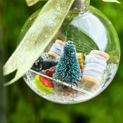 【🎄🎄Najlepší vianočný darček🎅🏻🎅🏻】Vianočné ozdoby na šitie – snehové gule