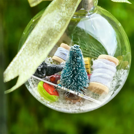 【🎄🎄Najlepší vianočný darček🎅🏻🎅🏻】Vianočné ozdoby na šitie – snehové gule
