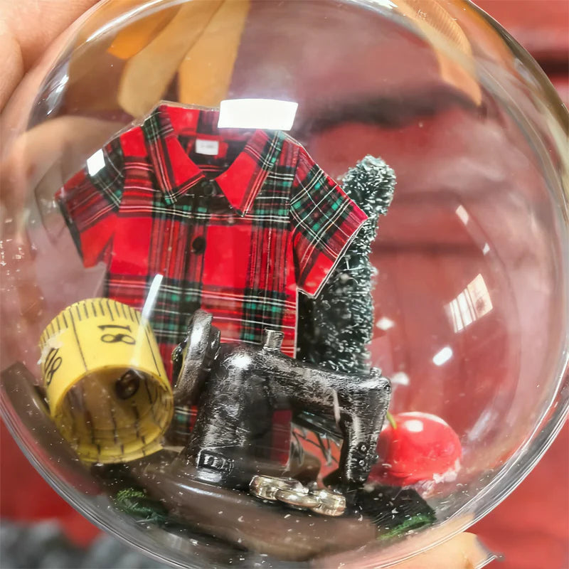 【🎄🎄Najlepší vianočný darček🎅🏻🎅🏻】Vianočné ozdoby na šitie – snehové gule