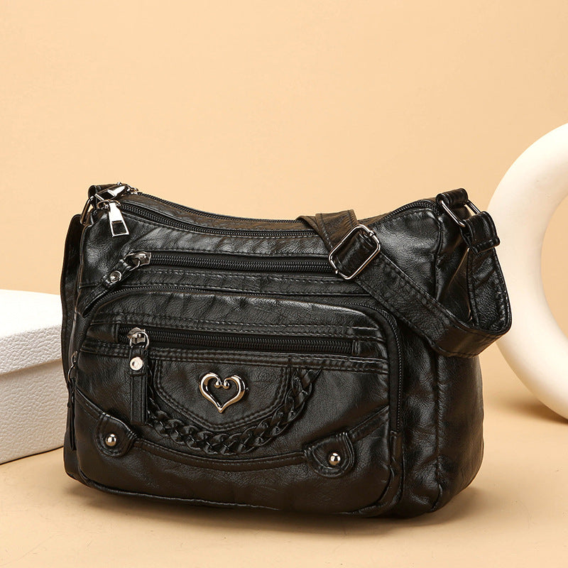 👜✨ Dámska crossbody taška s viacerými vreckami – štýl a poriadok v jednom!