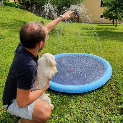 📢50 % zľava!! ⏰Skladací matrac pre domáce zvieratá, určený na vonkajšie vodné hry