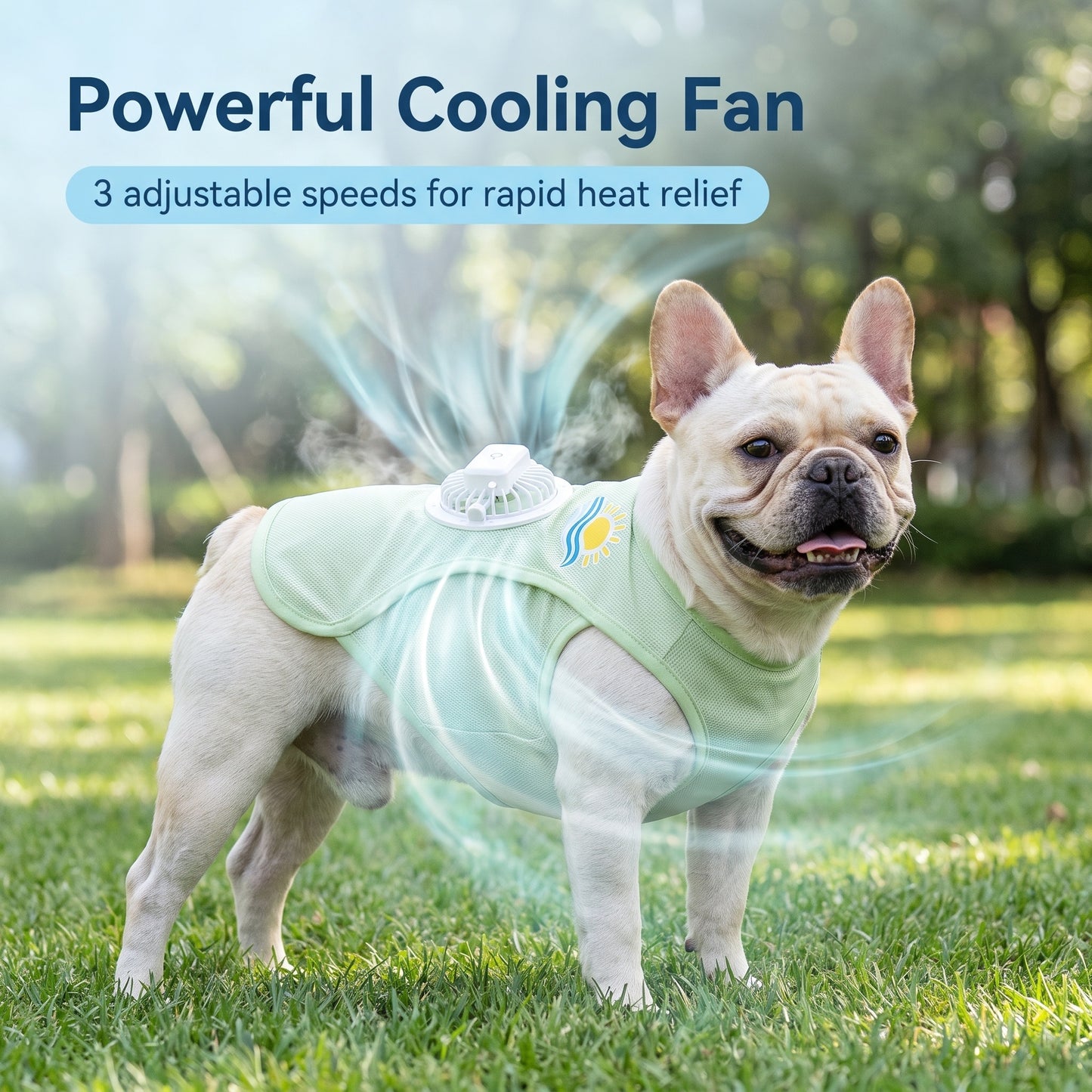 🌟 Chladiaca vesta s ventilátorom pre psov – chlad v horúcich dňoch! 🐕