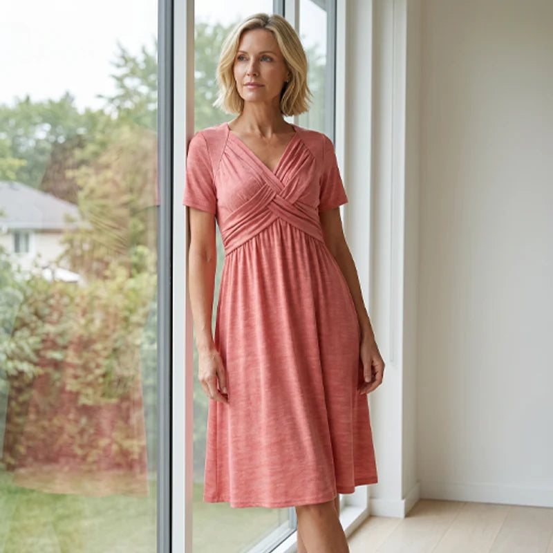 👗 Dlhé šaty s výstrihom do V – štýl a pohodlie! ✨