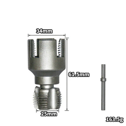 🛠️ Nástroj na vnútorné a vonkajšie závitovanie s dvojitou veľkosťou (1/2" a 3/4") – presný, odolný, kompatibilný s vŕtaním🛠️
