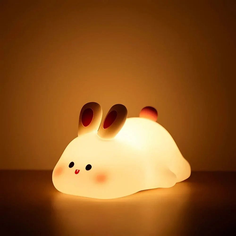 🎉 Nočné Svetlo Big Face Rabbit – Útulnosť + Funkcia + Darček! 🐇