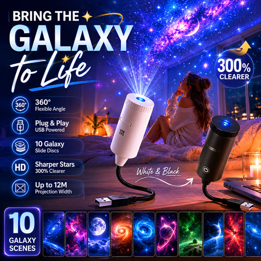 🌌 Premeňte svoju spálňu na čarovnú galaxiu! HD hviezdny projektor na relaxáciu