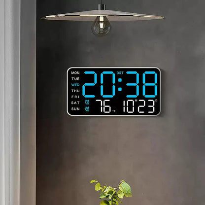 🕒 Veľké LED hodiny všetko v jednom – prehľadne doma teraz! 😍