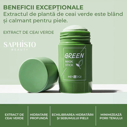 🌱 Pleťová maska zo zeleného čaju – Odstráni čierne body + Reguluje sebum + Hlboká hydratácia! ✨