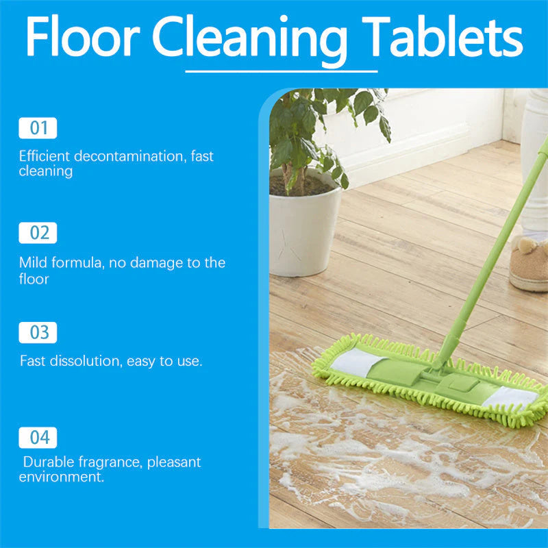 🔥 Ľahké tablety na čistenie podláh – rýchle rozpúšťanie, silné čistenie a svieža vôňa ✨🏠