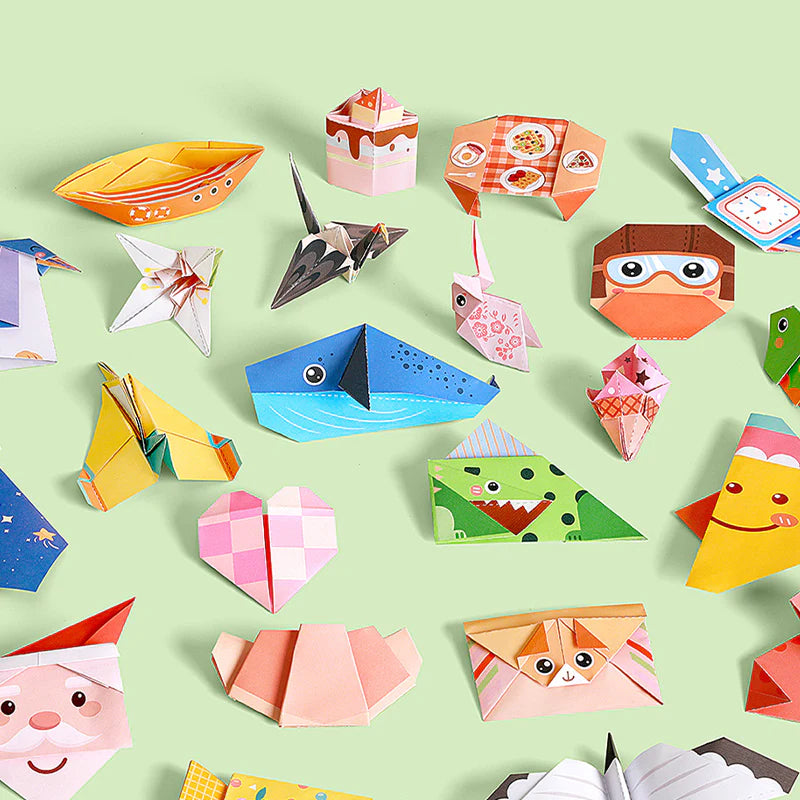 🎨 ORIGAMI KNIHA PRE DETI-Origami kniha 30 projektov – Zábava + rozvoj detí bez obrazoviek!