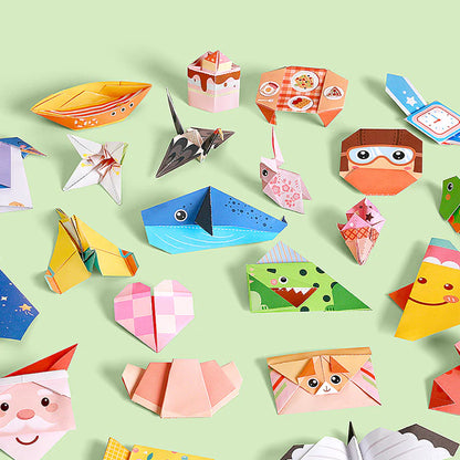 🎨 ORIGAMI KNIHA PRE DETI-Origami kniha 30 projektov – Zábava + rozvoj detí bez obrazoviek!