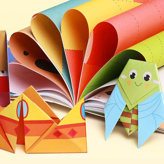 🎨 ORIGAMI KNIHA PRE DETI-Origami kniha 30 projektov – Zábava + rozvoj detí bez obrazoviek!