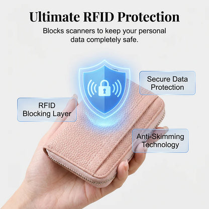 👝Peňaženka s RFID ochranou proti krádeži s veľkou kapacitou