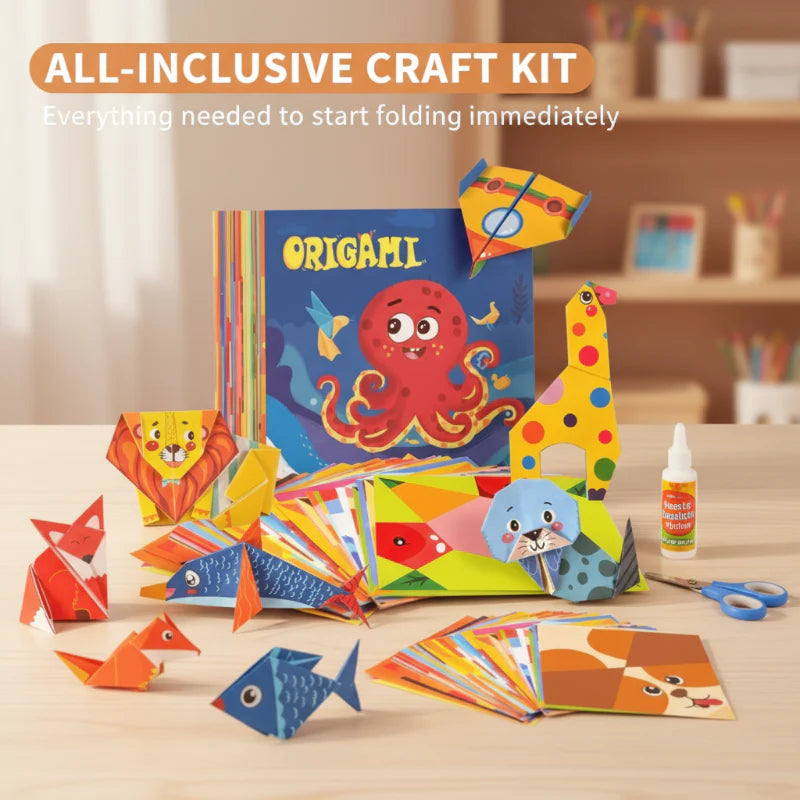 🌟 Detské vzdelávacie DIY Origami remeslo – tvorivá hra pre deti, rozvíja zručnosti a prináša rodinný zážitek! 🎉