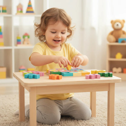👶 Drevené Puzzle Pre Batoľatá – Vzdělání S Záľubou, Rozvoj S Zabavou! 🧠