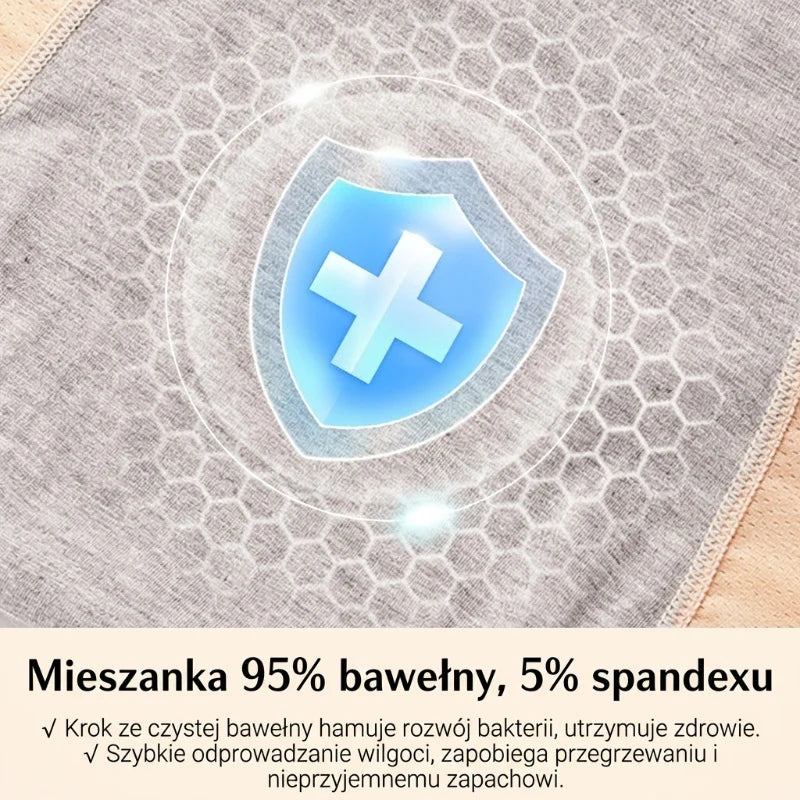 👙2026 Vysoko kvalitná hygienická bielizeň s vysokým pásom, ktorá účinne zabraňuje bočnému úniku