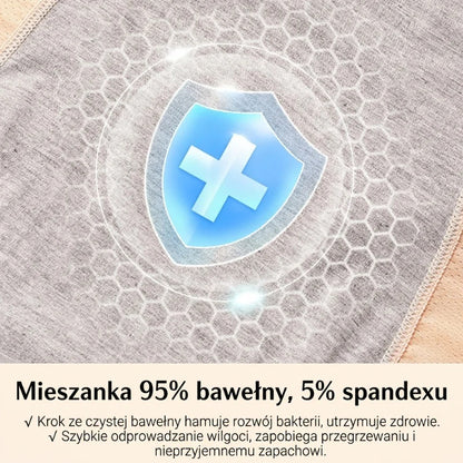 👙2026 Vysoko kvalitná hygienická bielizeň s vysokým pásom, ktorá účinne zabraňuje bočnému úniku
