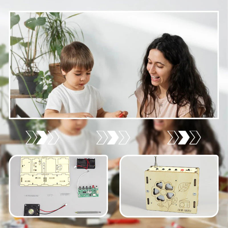 🌟 DIY vzdelávacie mini rádio – STEM zábava, praktické učenie a funkčný výsledok! 🎧