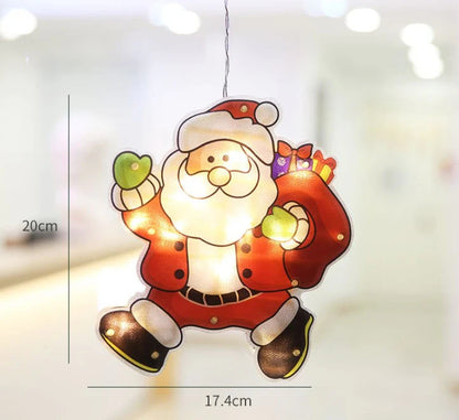 【🎄🎄Vytvorte slávnostnú atmosféru】Zaveste vianočné svetielka na okná