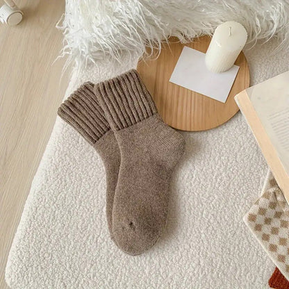 （🔥Kúp 1 získaj 1 zadarmo🔥）Teplé kašmírové krátke ponožky