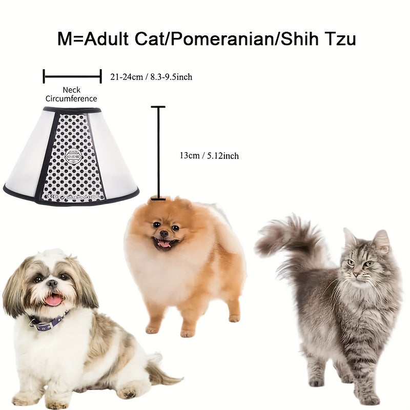 🐾 Alžbetínsky golier– Všetky veľkosti, priehľadný a umývateľný! 🐱🐶