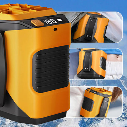 🌀 Stojanový ventilátor 6000 mAh – multifunkčný, s nastaviteľným uhlom 🌬️⚡🏖️