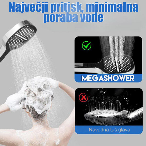 💧 Visokotlačna prha 3 v 1 – močnejši pretok! ✨