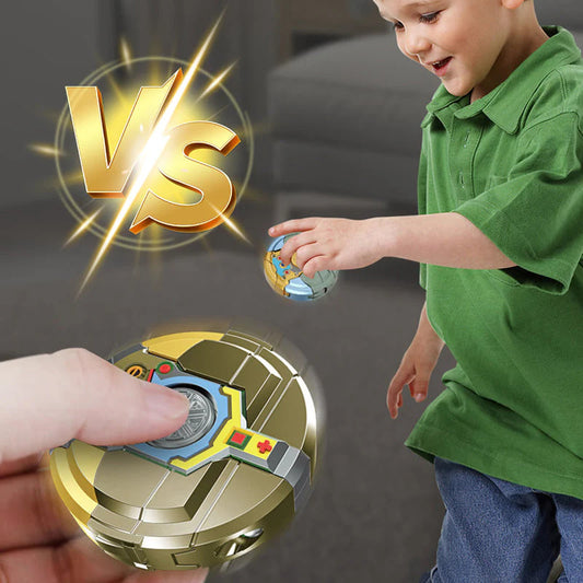 🤖 Transformovateľný prstový spinner – 2 hry v 1, zmierni stres a rozbav sa!