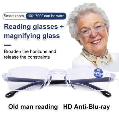 🔥1+1 zadarmo🔍👀 Ostré videnie na blízko aj na diaľku | Čítacie okuliare s automatickým zaostrovaním👓
