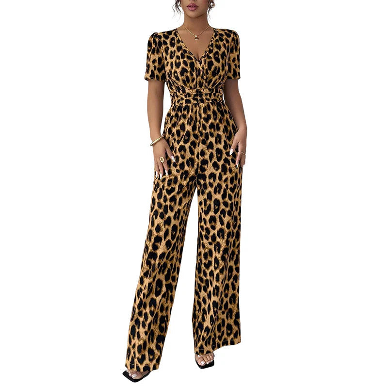 🐆 Štýlový overal s leopardovým vzorom a širokými nohavicami – okamžitý chic look! ✨