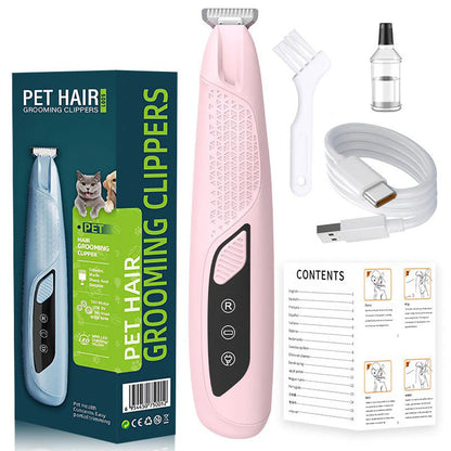 🐾 Presný zastrihávač labiek pre maznáčky– LED svetlo + Bezpečná keramická čepeľ! 🐶