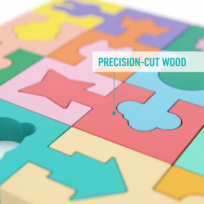 👶 Drevené Puzzle Pre Batoľatá – Vzdělání S Záľubou, Rozvoj S Zabavou! 🧠