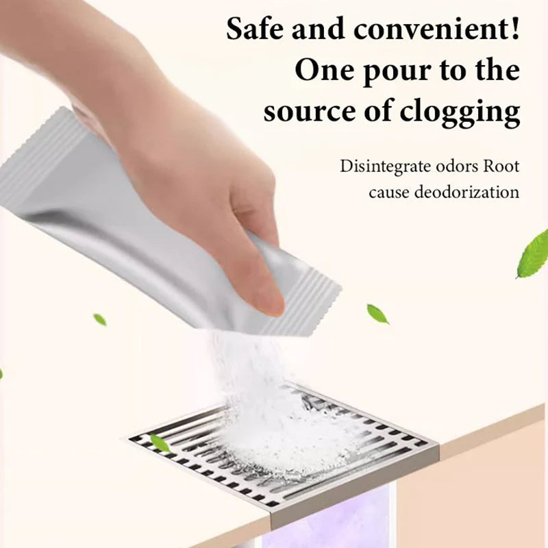 🌟 Viacúčelový prášok na odtoky – uvoľňuje, dezodoruje a chráni vaše potrubia! 🧼
