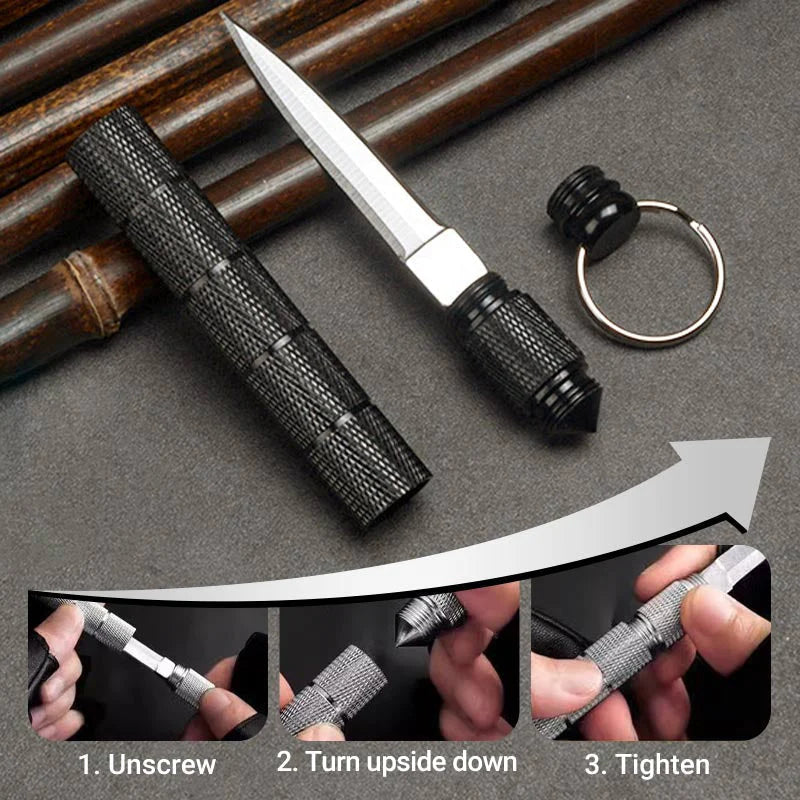 🌟 Vreckový Nôž S Kľúčnym Prívěskom – Viacfunkčnosť + Odolnosť + Darček! 🔪