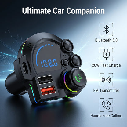 Bluetooth FM vysielač do auta