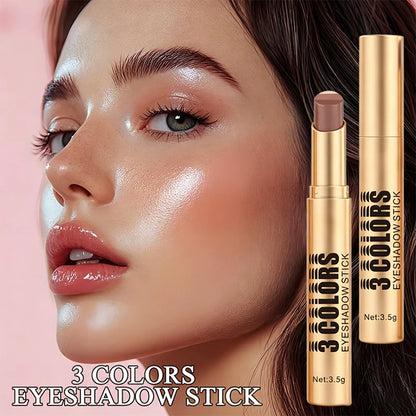 💄1+1 zadarmo 💥 3 v 1 očný tieň v tyčinke s farebným prechodom – nanáša sa jedným ťahom, je vodovzdorný a má zakrivenú špičku ✨