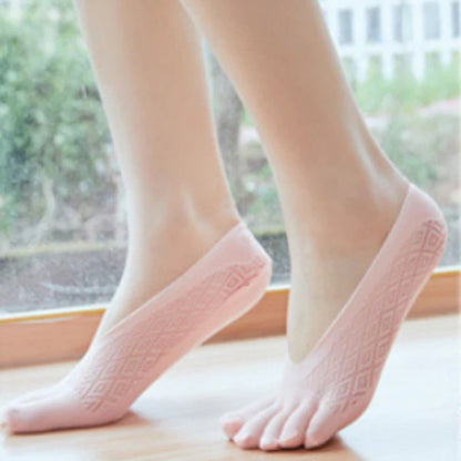 🧦✨ Unisex neviditeľné korekčné ponožky s 5 prstami – maximálne pohodlie!