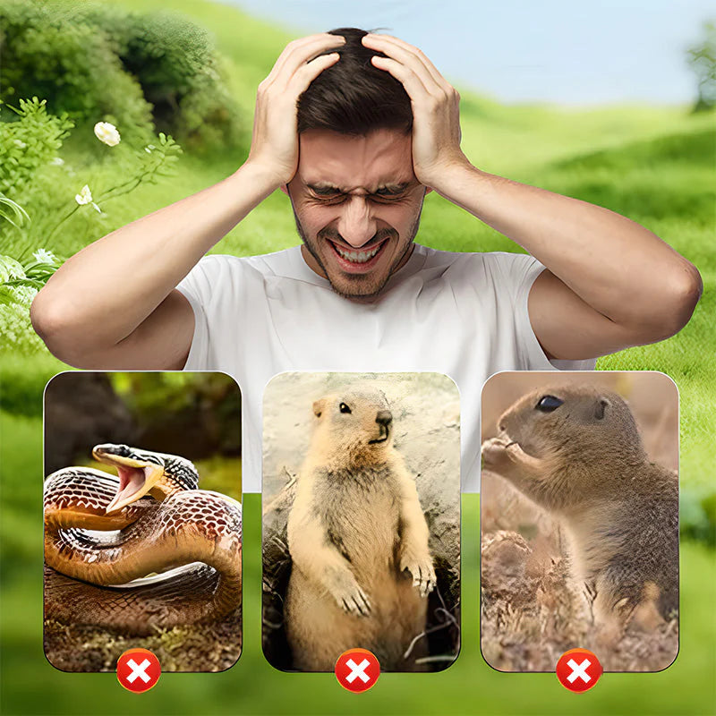 🐭🐁Solárny vodotesný plašič zvierat