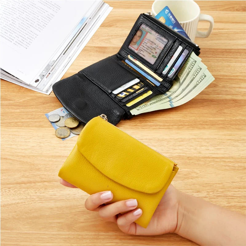 🔒 RFID ochranná kožená peňaženka – Bezpečnosť + organizácia, štýl pre každy deň! 💼