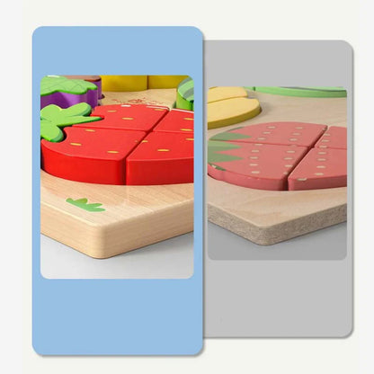 【🎨 Rozvíjaj Ich Kognitívne Zručnosti Bezpečne!】Vzdelávacie 3D drevené puzzle